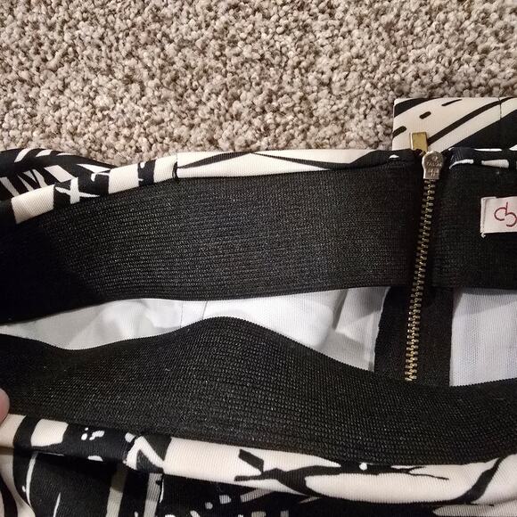 Women's db Black & Cream Pencil Skirt | Size Small - Picture 8 of 10